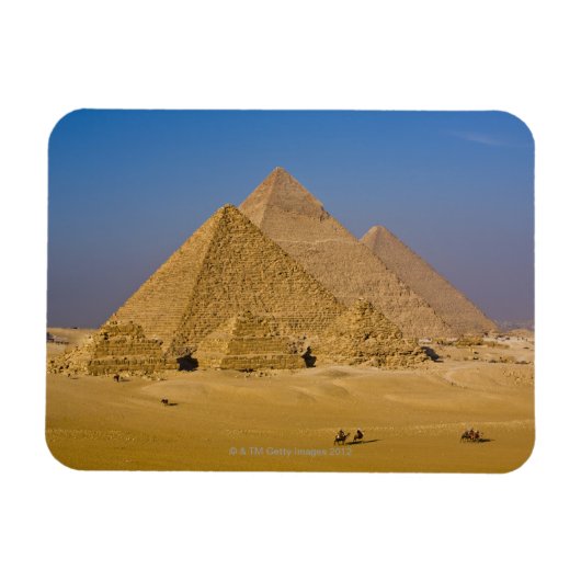 Magnet Flexible Les grandes pyramides de Gizeh, Egypte (Horizontal)