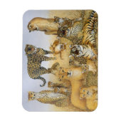 Magnet Flexible Les grands chats (Vertical)