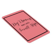 Magnet Flexible Les grands rêves commencent par les petites étapes (Côté Droit)