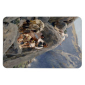 Magnet Flexible Les guerriers d'Apache : une embuscade sur la cava (Horizontal)