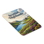 Magnet Flexible Les Highlands d'Écosse (Côté Droit)
