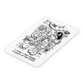 Magnet Flexible Les hommes de l'espace écoutent frapper à la porte (Côté Gauche)