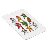 Magnet Flexible Les Hommes de Noël (Côté Droit)