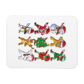 Magnet Flexible Les Hommes de Noël (Horizontal)