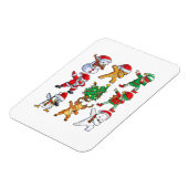 Magnet Flexible Les Hommes de Noël (Côté Gauche)