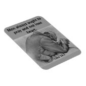 Magnet Flexible Les hommes devraient toujours prier Citation bibli (Côté Droit)