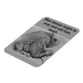 Magnet Flexible Les hommes devraient toujours prier Citation bibli (Côté Gauche)