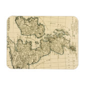 Magnet Flexible Les îles britanniques (Horizontal)
