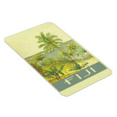 Magnet Flexible Les îles Fidji style voyage vintage (Côté Droit)