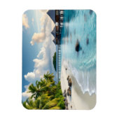 Magnet Flexible Les îles Maldives (Vertical)