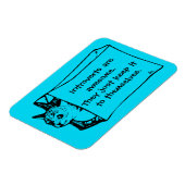 Magnet Flexible Les introvertis sont un Chat génial dans un Sticke (Côté Gauche)
