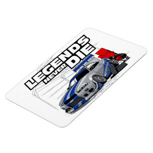 MAGNET FLEXIBLE LES LÉGENDES DE SKYLINE NE MEURTENT JAMAIS !