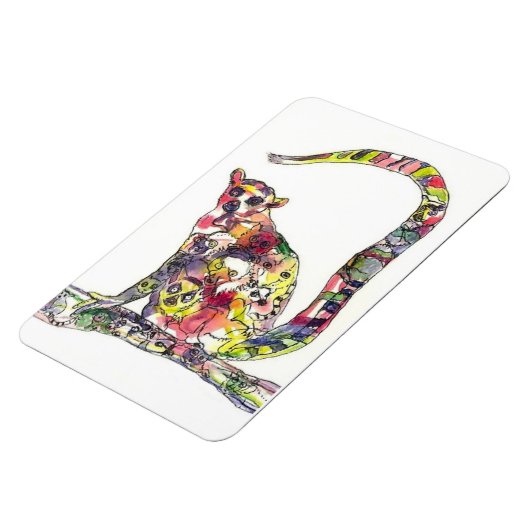 Magnet Flexible Les lémuriens dans un aimant de lémur (Côté Gauche)