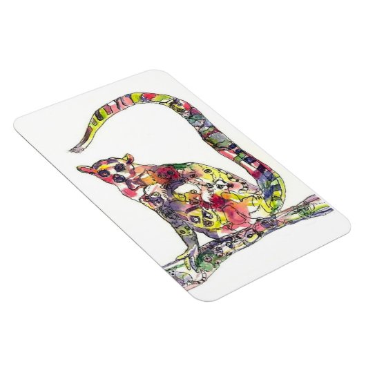Magnet Flexible Les lémuriens dans un aimant de lémur (Côté Droit)