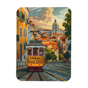 Magnet Flexible Les lignes de tramway de Lisbonne : Naviguer sur l