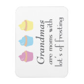 Magnet Flexible Les mamans sont des mamans avec beaucoup de givrag (Vertical)