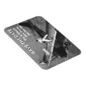 Magnet Flexible Les marcheurs d'escadre économisent la date (Côté Droit)