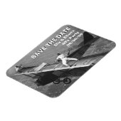 Magnet Flexible Les marcheurs d'escadre économisent la date (Côté Gauche)