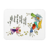 Magnet Flexible Les messagers de Dieu vous regardent en disant col (Horizontal)