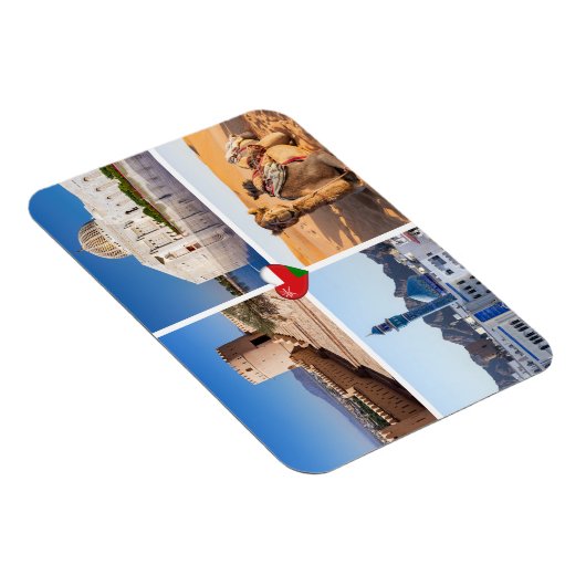 Magnet Flexible Les monuments du Sultanat d'Oman (Côté Droit)