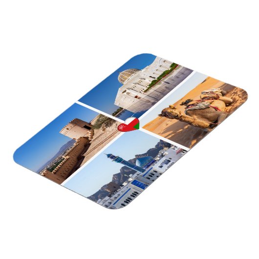 Magnet Flexible Les monuments du Sultanat d'Oman (Côté Gauche)