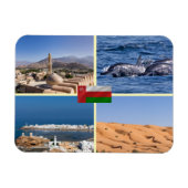 Magnet Flexible Les monuments du Sultanat d'Oman (Horizontal)