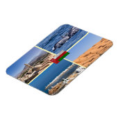 Magnet Flexible Les monuments du Sultanat d'Oman (Côté Gauche)