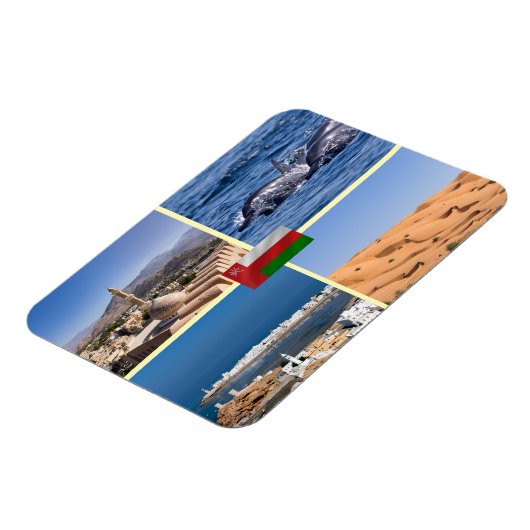 Magnet Flexible Les monuments du Sultanat d'Oman (Côté Gauche)