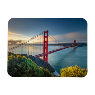 Magnet Flexible Les monuments   Golden Gate San Francisco