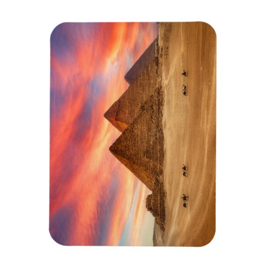 Magnet Flexible Les monuments | Les grandes pyramides (Vertical)
