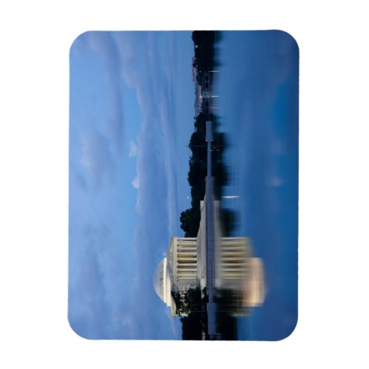 Magnet Flexible Les monuments | Mémorial Jefferson (Vertical)