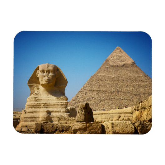Magnet Flexible Les monuments | Sphinx & Pyramide d'Egypte (Horizontal)