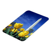 Magnet Flexible Les monuments | Washington Monument au printemps (Côté Gauche)