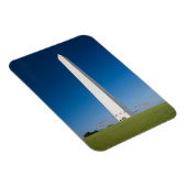 Magnet Flexible Les monuments | Washington Monument avec drapeaux (Côté Droit)