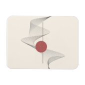 Magnet Flexible Les murs Abstraits (Horizontal)