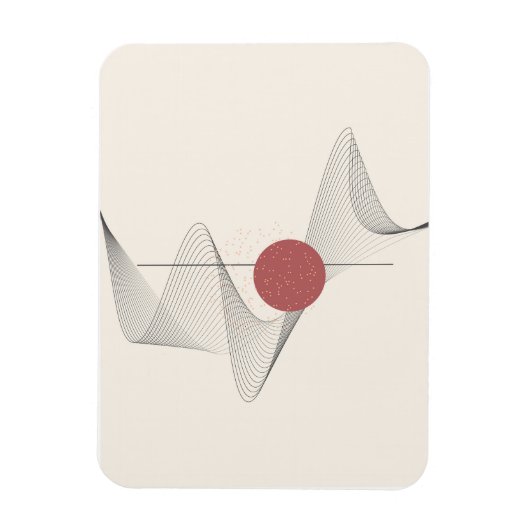 Magnet Flexible Les murs Abstraits (Vertical)