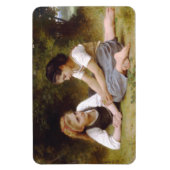 Magnet Flexible Les Noisettes : Les jeunes filles ramassent les no (Vertical)