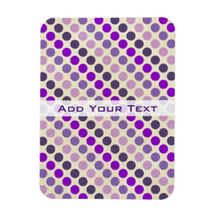 Magnet Flexible Les nuances de Pois violets par Shirley Taylor