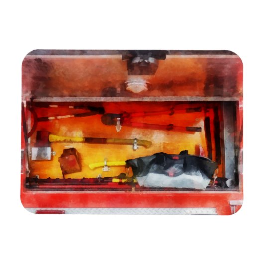 Magnet Flexible Les outils du commerce des pompiers (Horizontal)