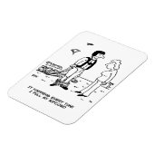 Magnet Flexible Les pantalons du parachutiste tombent. (Côté Gauche)