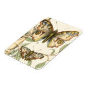 Magnet Flexible Les papillons Tandem sur les Feuilles verts (Côté Gauche)