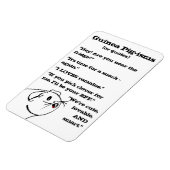 Magnet Flexible Les paroles de guinéens (Côté Gauche)