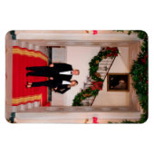 Magnet Flexible Les pas de Noël Président Donald Trump & Melania (Horizontal)