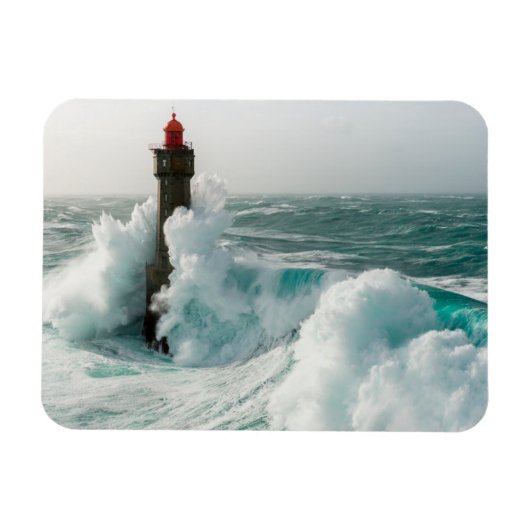 Magnet Flexible Les phares | Jument Phare Ouessant France (Horizontal)