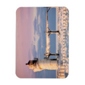 Magnet Flexible Les phares | Le phare du lac Michigan (Vertical)