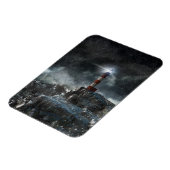 Magnet Flexible Les phares | Phare dans la tempête (Côté Gauche)