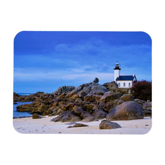 Magnet Flexible Les phares | Phare de Pontusval France Finistere (Horizontal)