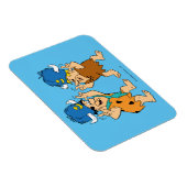 Magnet Flexible Les Pierrafeu | Buffles d'eau Fred & Barney (Côté Droit)