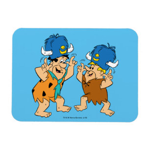 Magnet Flexible Les Pierrafeu   Buffles d'eau Fred & Barney