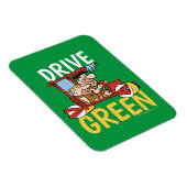 Magnet Flexible Les Pierrafeu | Fred & Barney - Drive Green (Côté Droit)